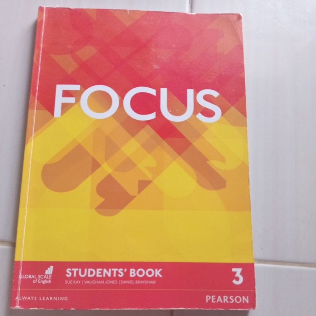 focus students book 3 Pearson bekas original