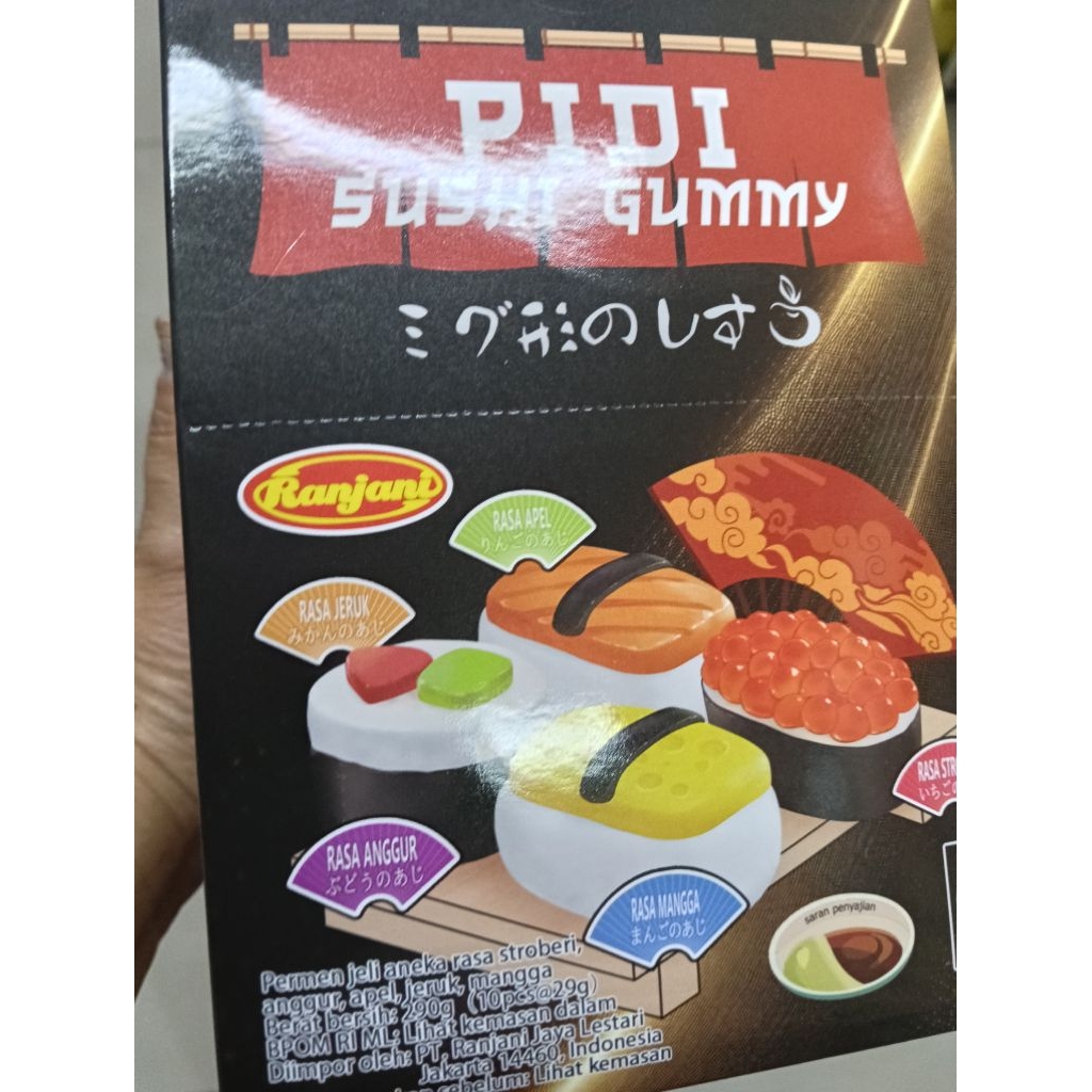 Pidi Sushi Gummy Ranjani Candy