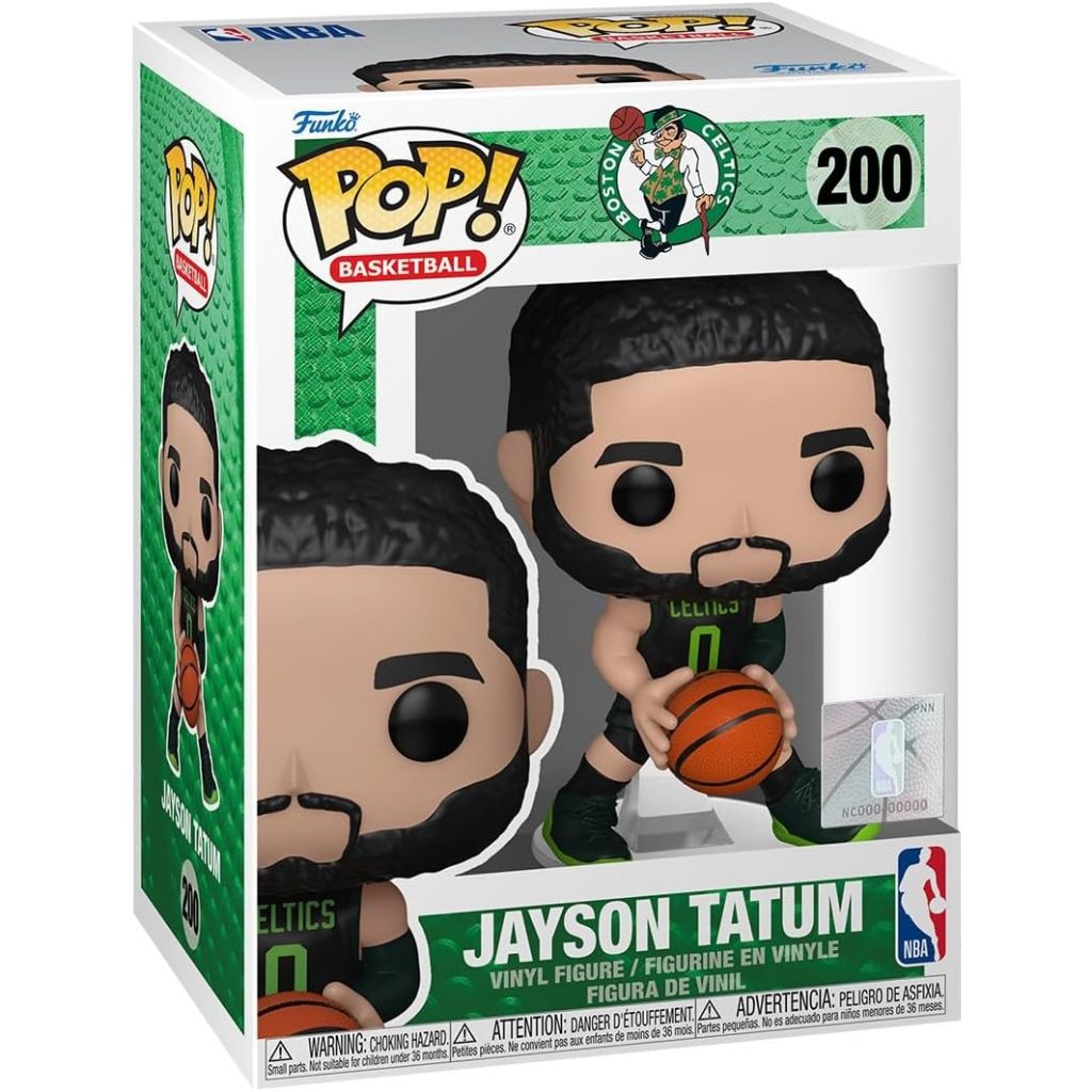 FUNKO POP CELTICS JAYSON TATUM 2024 CITY EDITION JERSEY ORIGINAL FUNKO POP BOSTON CELTICS JAYSON TAT