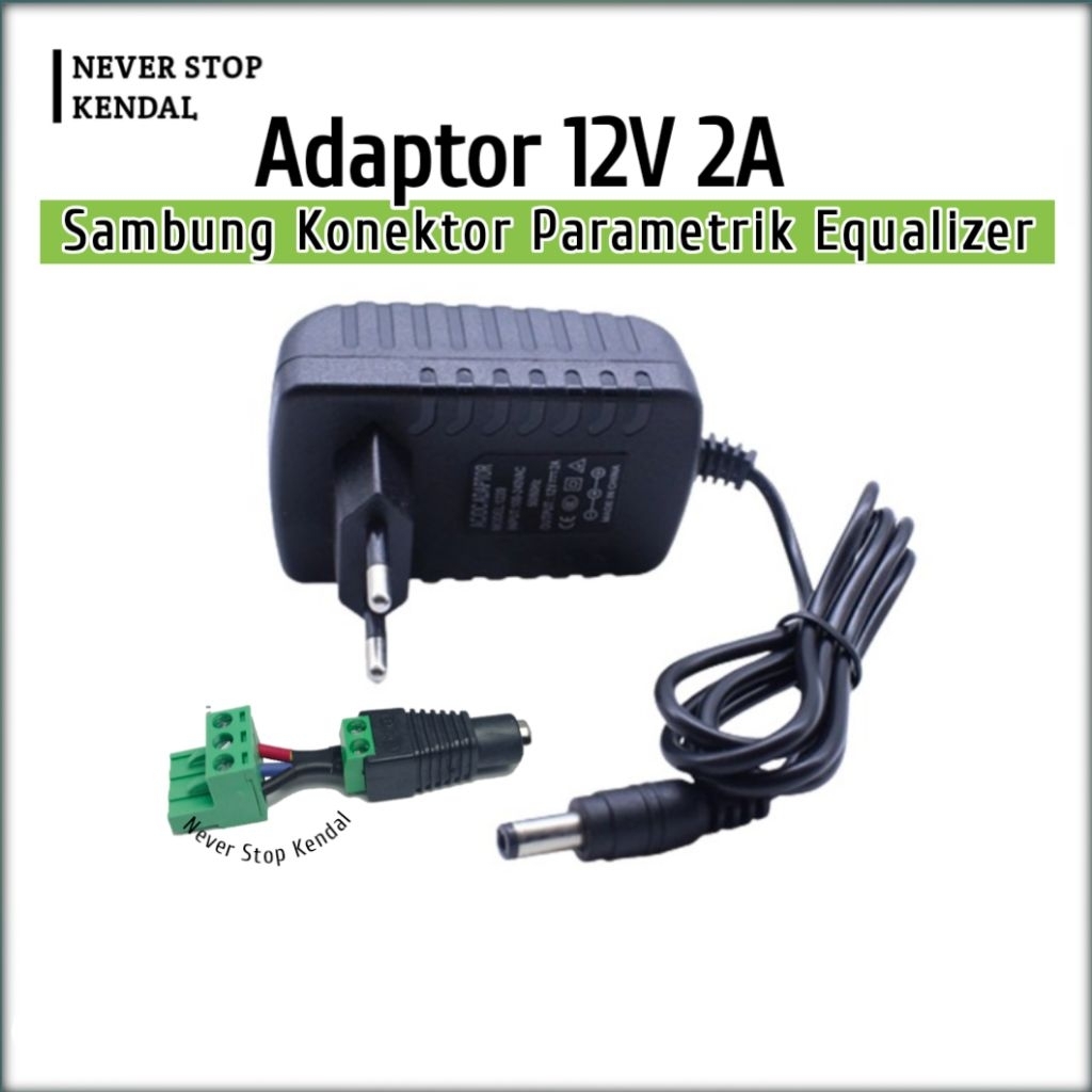 Adaptor parametrik mobil 12V Sambungan Konektor dc parametrik