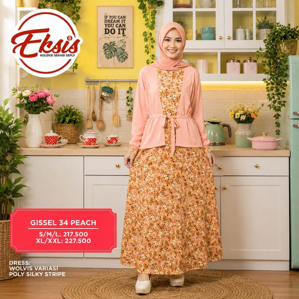 SALE PROMO GAMIS SEPLY GISSEL 34/ GAMIS SEPLY