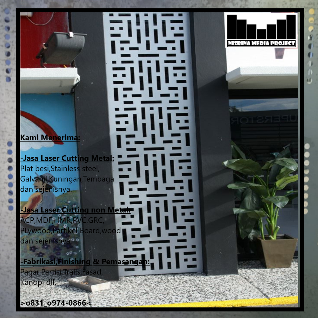 FASAD LASER CUTTING ACP (CNC ROUTER)