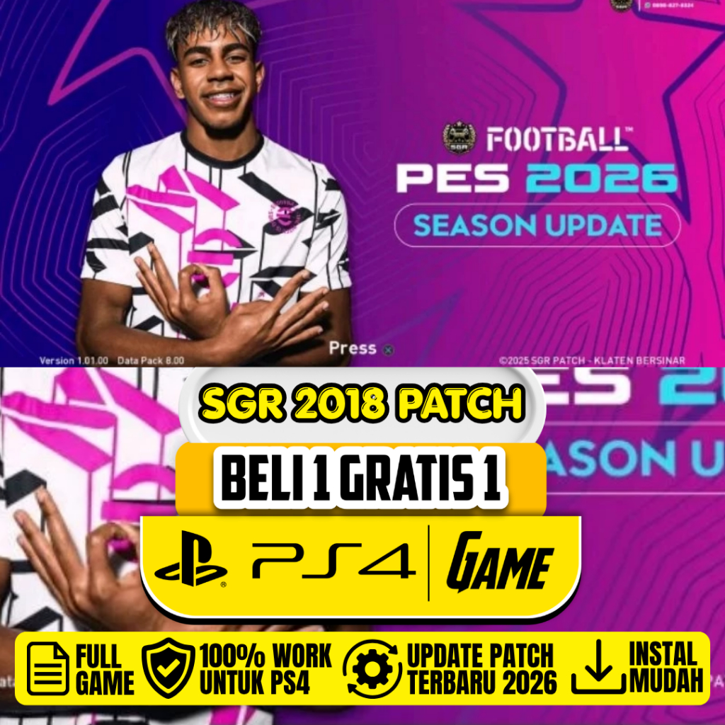 SGR PATCH PES 2021 UPDATE 2026 WINTER PS4 HEN