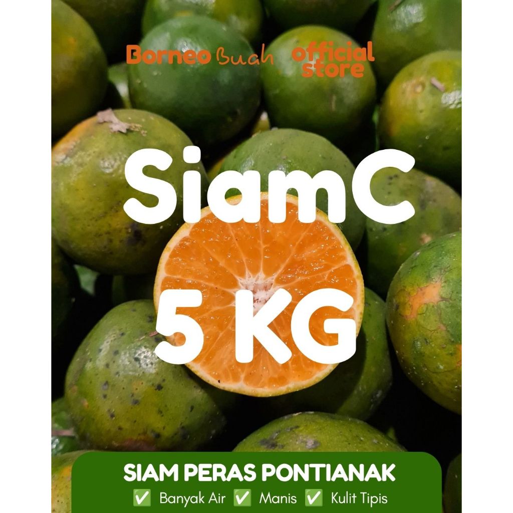Jeruk Peras / Siam Pontianak berukuran sedang - besar/ Jeruk Siam Pontianak C/ Jeruk Manis dan banya