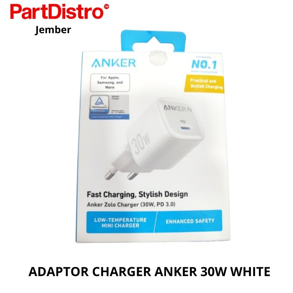 ADAPTOR CHARGER ANKER 30W