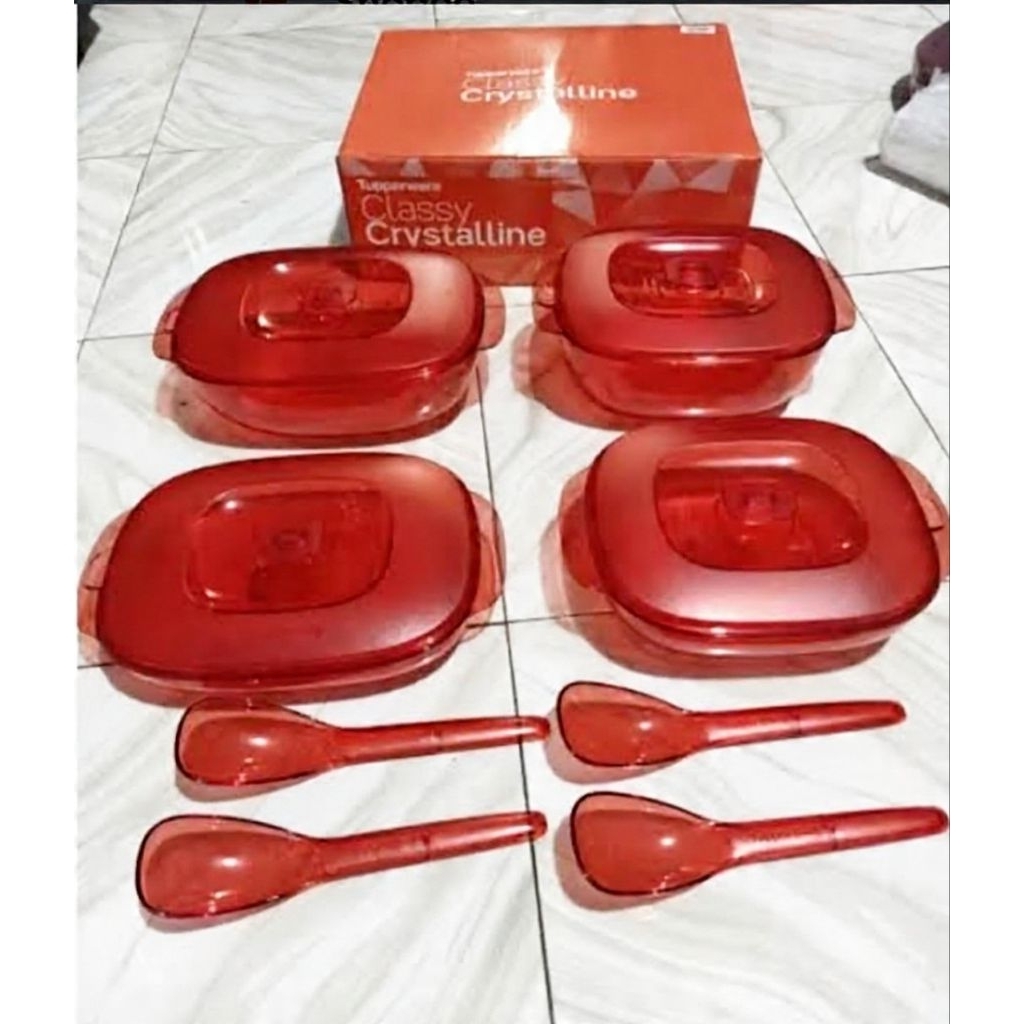 Tupperware Classy Crystaline Set