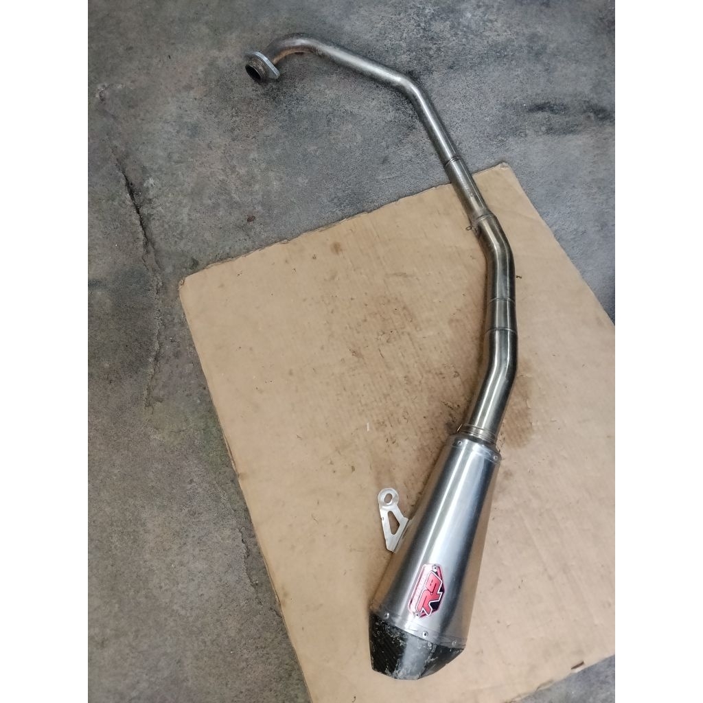knalpot recing fulsistem R9 honda cbr new faselift k45 g k45 n cbr 150 r cb new 150  2016-2021 bekas