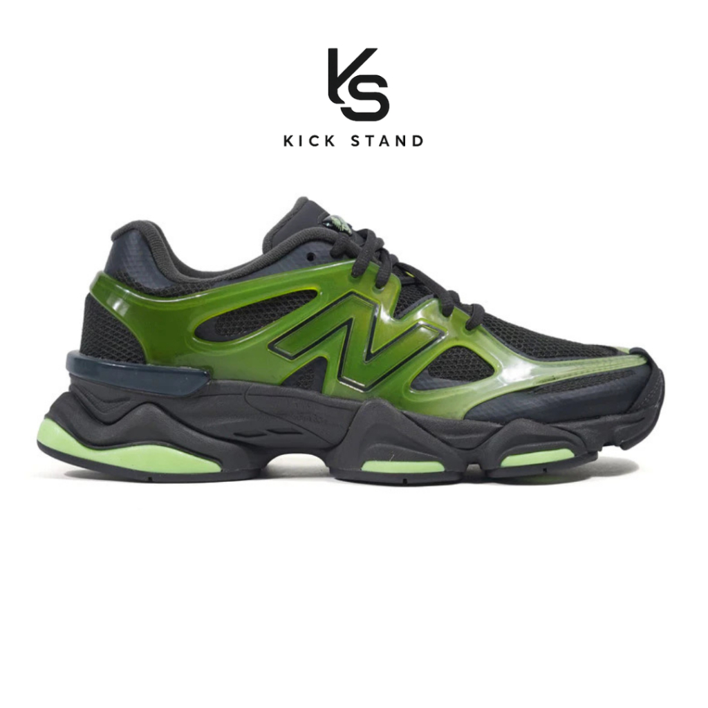 Sepatu Sneakers Unisex NB 9060 X Green Black U9060IDG Original Bergaransi