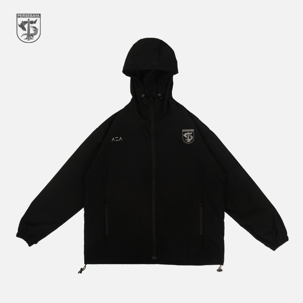 Jaket Windbreaker Persebaya Legacy 1927 - Black | Persebaya Store