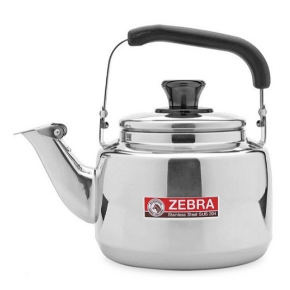 113522 Zebra Whistle Kettle 4,5 Liter Prima Teko Bunyi Ceret Masak Air Stainless Steel SUS-304