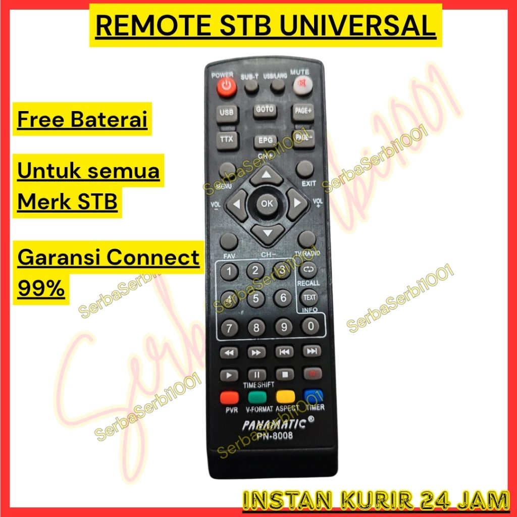 REMOT STB UNIVERSAL / REMOTE STB UNIVERSAL / REMOT PANAMATIC PN8008