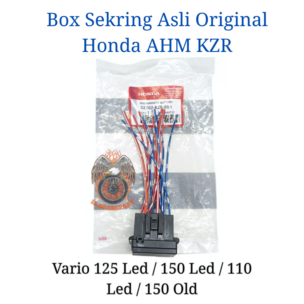 ASLI ORIGINAL HONDA BOX SEKRING KZR BUAT MOTOR VARIO 125 LED 150 LED 110 LED 150 OLD