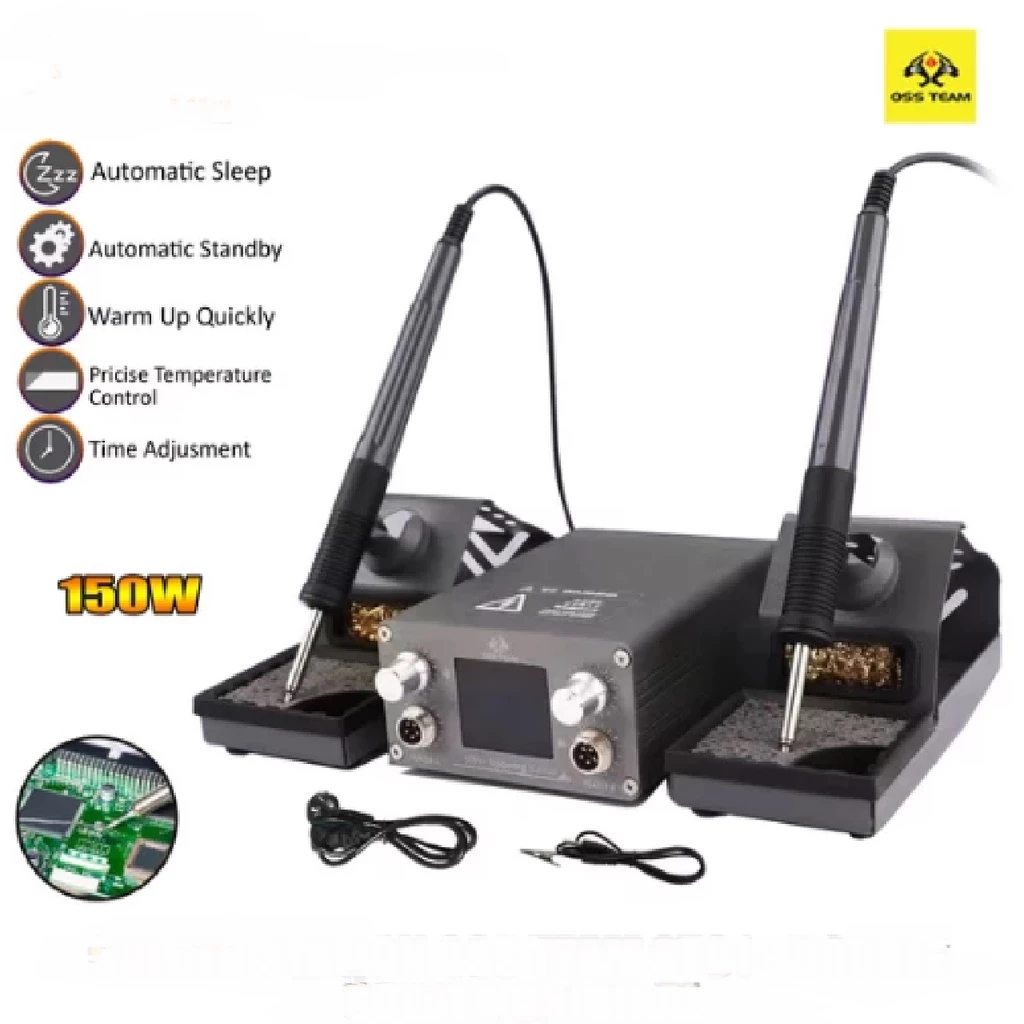 SOLDER STATION OSS-TEAM ST91 ST-91 T12 OSS TEAM ST91+ DOUBLE  SOLDER ORIGINAL