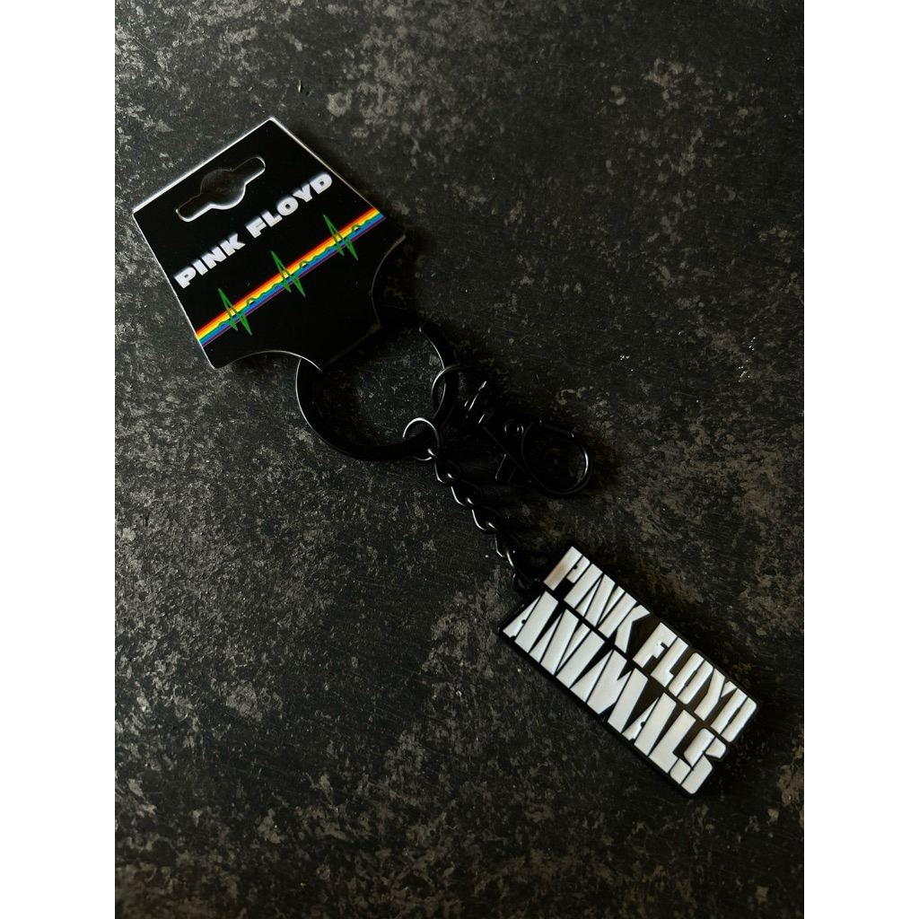 Pink Floyd - Animals Mono Text Keychain