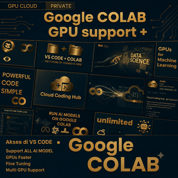 Google Colab Pro Plus Premium - Akses GPU Tercepat