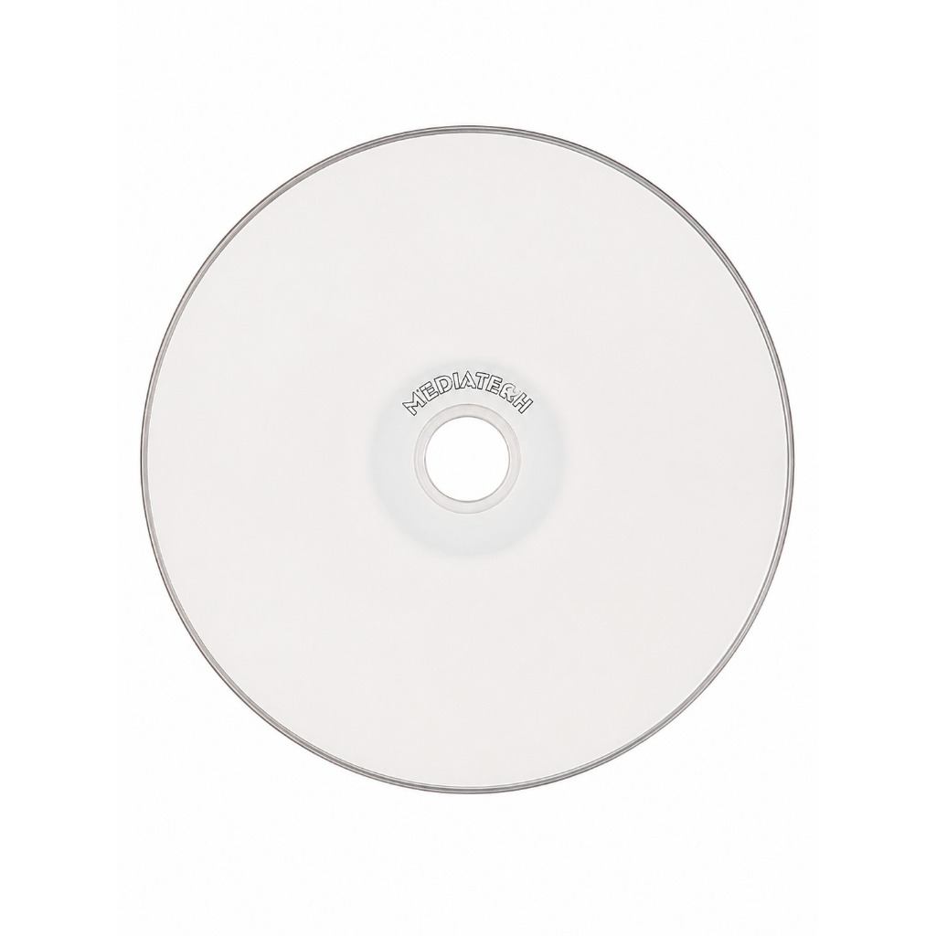 Mediatech White Inkjet Printable DVD+R FP DVD Blank Kaset Kosong