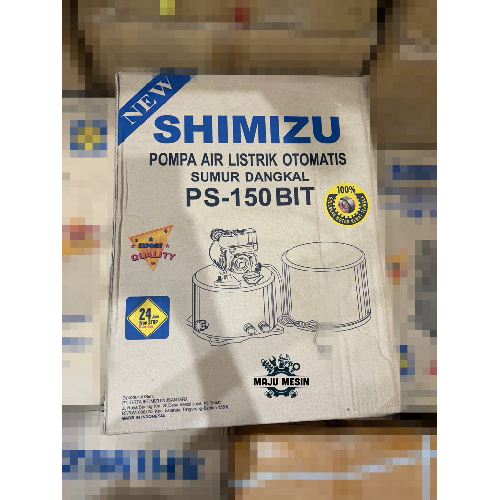 SHIMIZU PS-150 BIT PS-103 BIT Pompa Air Sumur Dangkal Otomatis 150 Watt / Mesin Sedot Air PS150BIT S