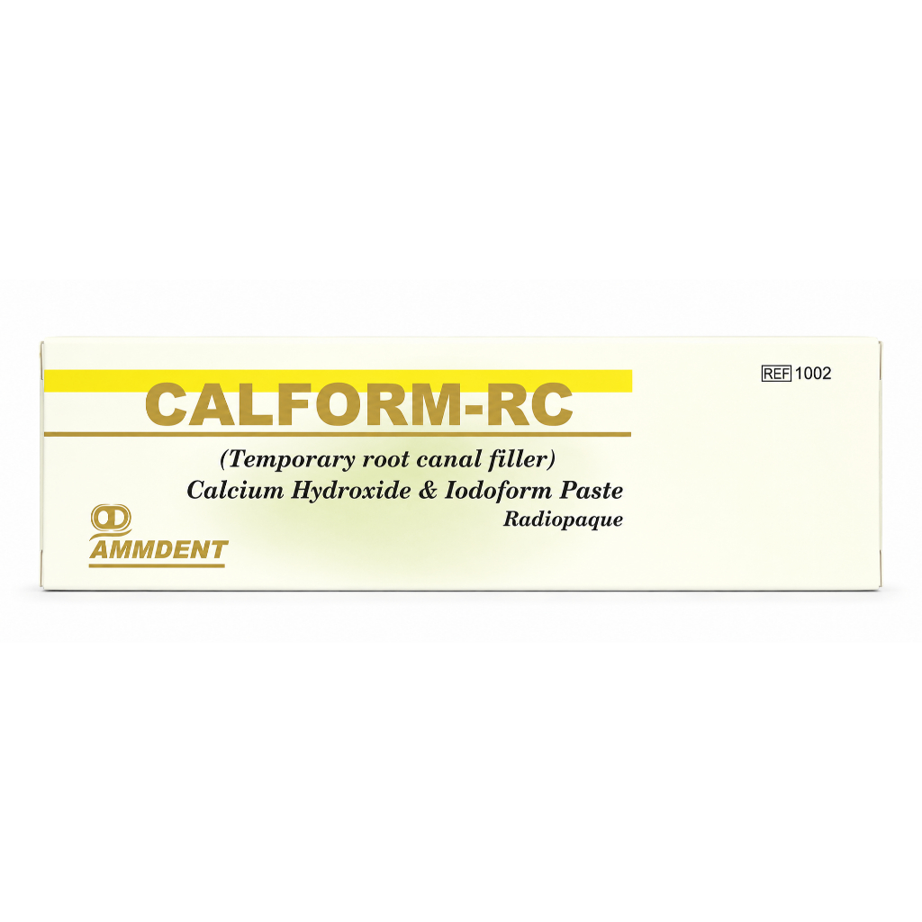 AMMDENT CALFORM RC Root Canal Filling, CALPUS / PASTA CALCIUM HYDROXIDE + IODOFORM / Kalsium Hidroks