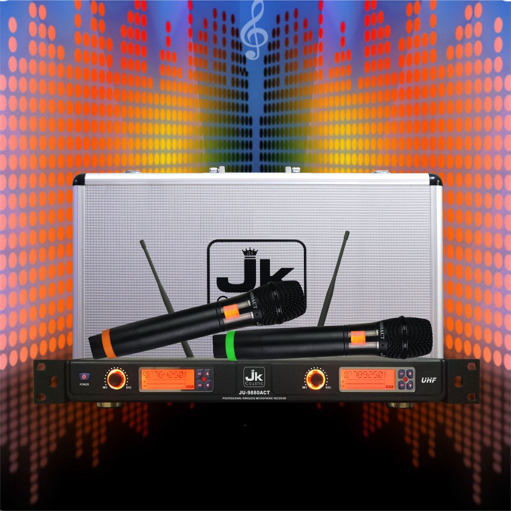 Microphone Wirelless Jk coustic JU 9880 ACT