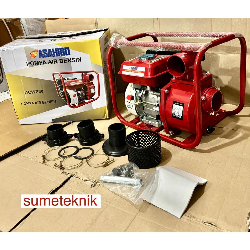 Waterpump WP30 Asahigo 3" GX200 7,5HP Alkon WP30 Pompa Air Sawah WP30 Pompa Irigasi 3" Asahigo WP30