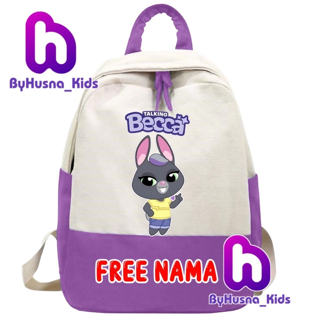 TAS RANSEL ANAK TALKING BECCA TALKING TOM HEROES TALKING TOM AND FRIENDS CUSTOM