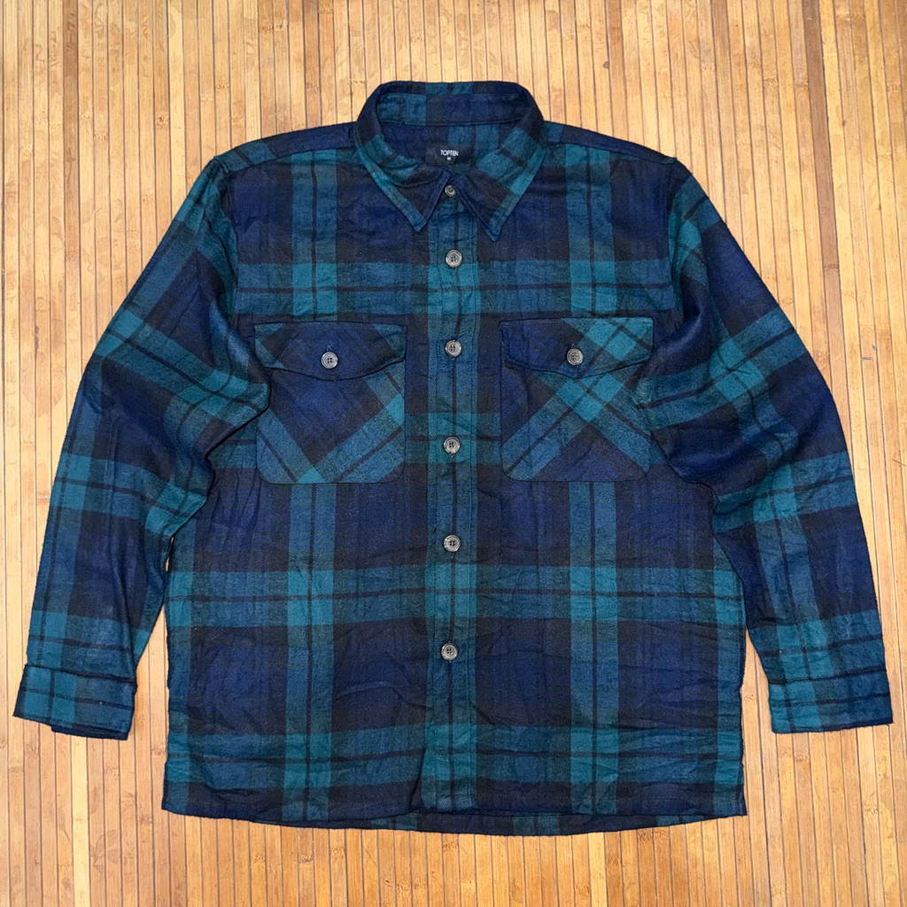 TOPTEN DOUBLE POCKET FLANNEL VETERANO HEAVYWEIGHT OUTER JACKET