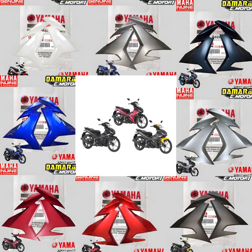 SAYAP DEPAN JUPITER MX KING 150 V1-V2 SEPASANGORIGINAL YAMAHA 2PV-F835V-00  2PV-F835U-00