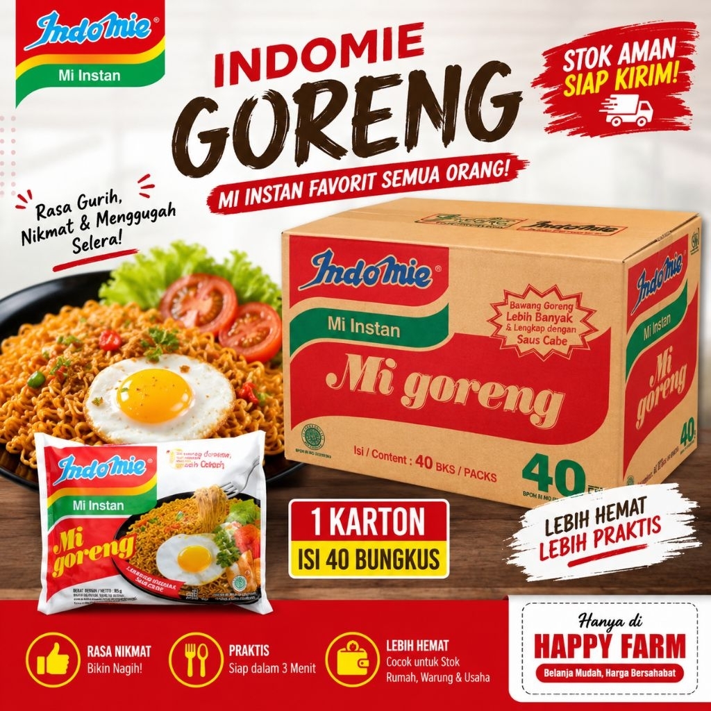 1karton indomie goreng