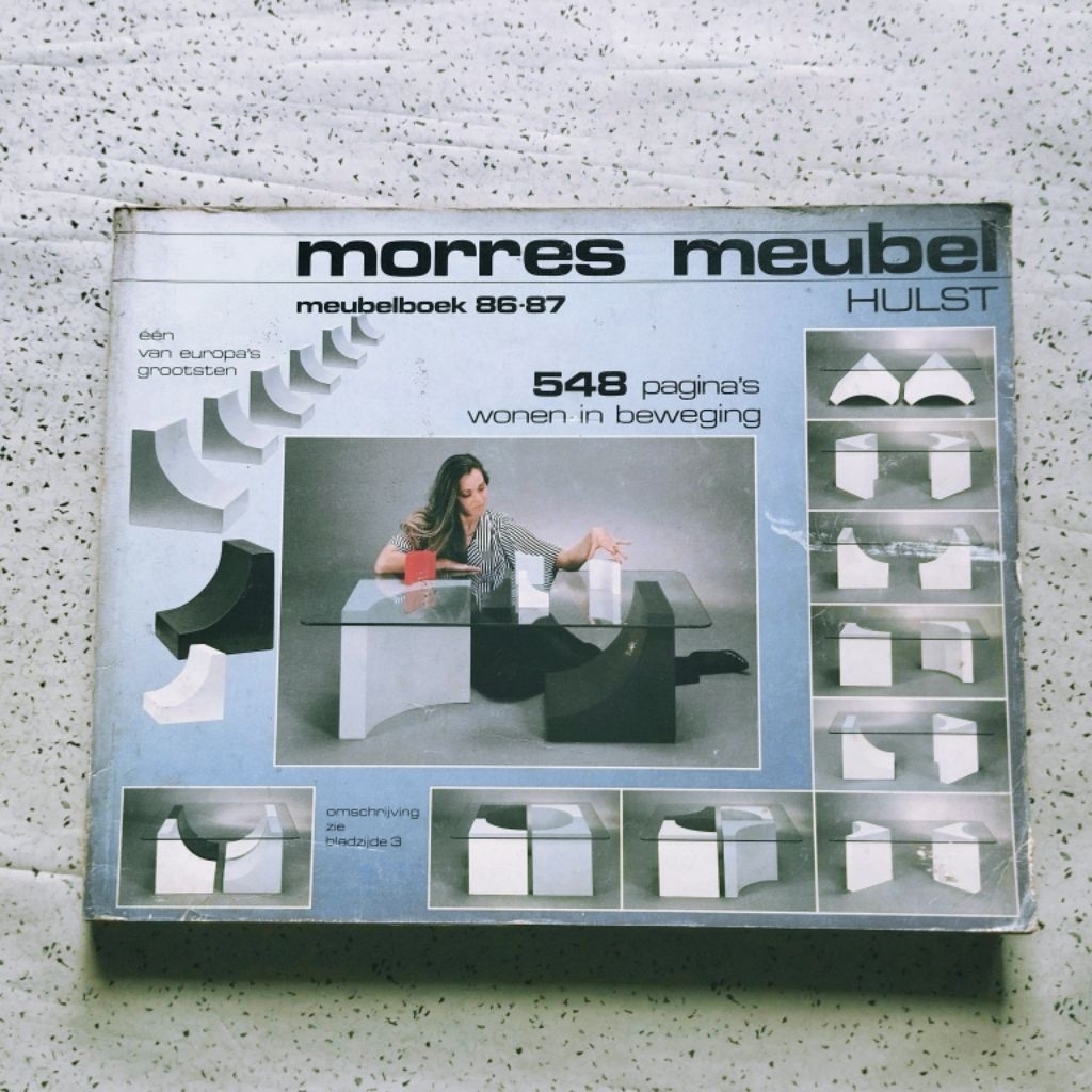 Buku Desain, MORRES MEUBEL Meubel 86-87,  548 Pagina's Wonen in Beweging