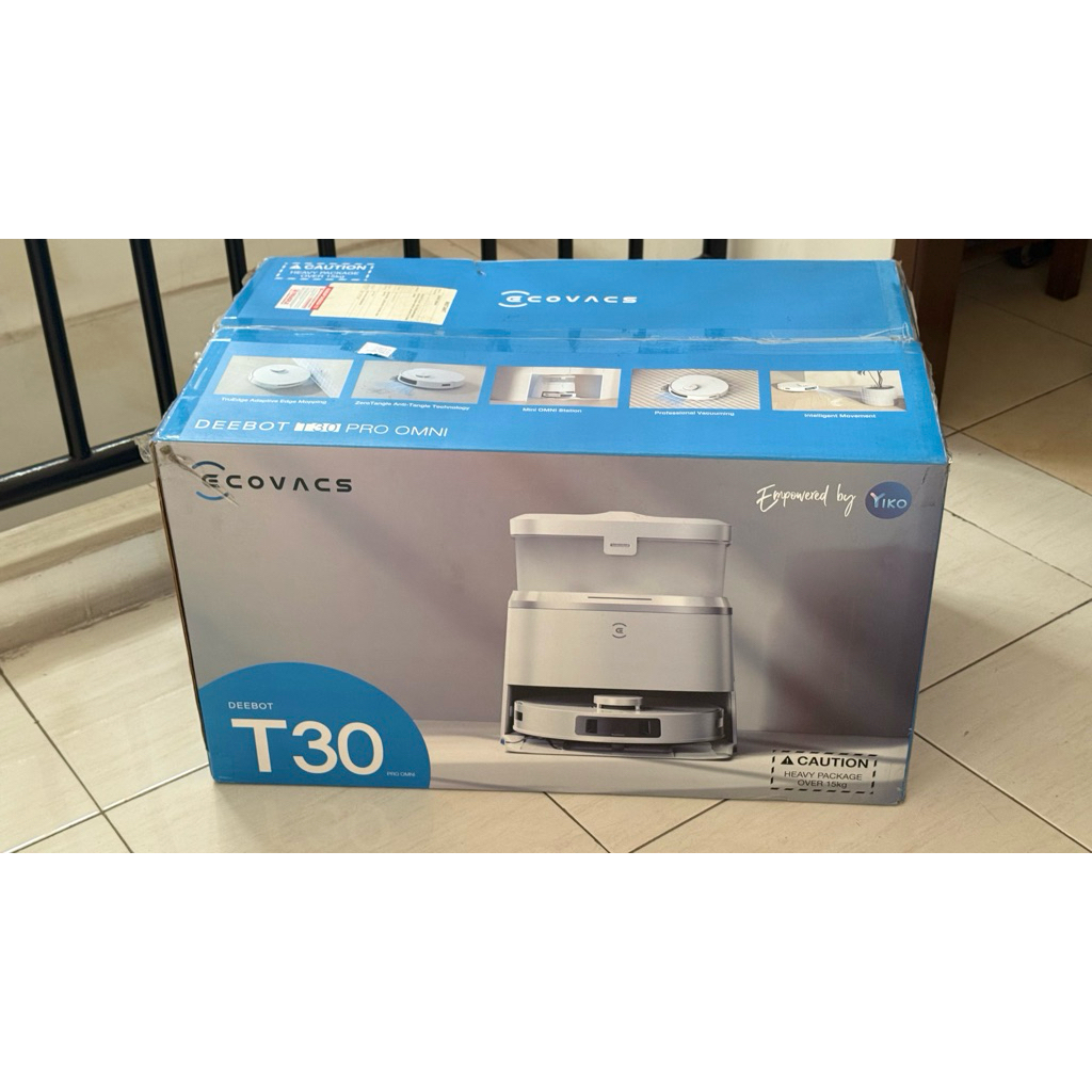PRELOVED ECOVACS DEEBOT T30 PRO OMNI ROBOT VACUM