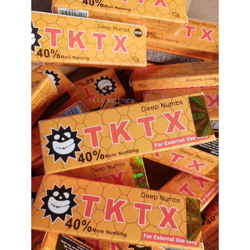 Salep TKTX yellow 40% untuk tattoo dan sulam alis numbing cream TKTX