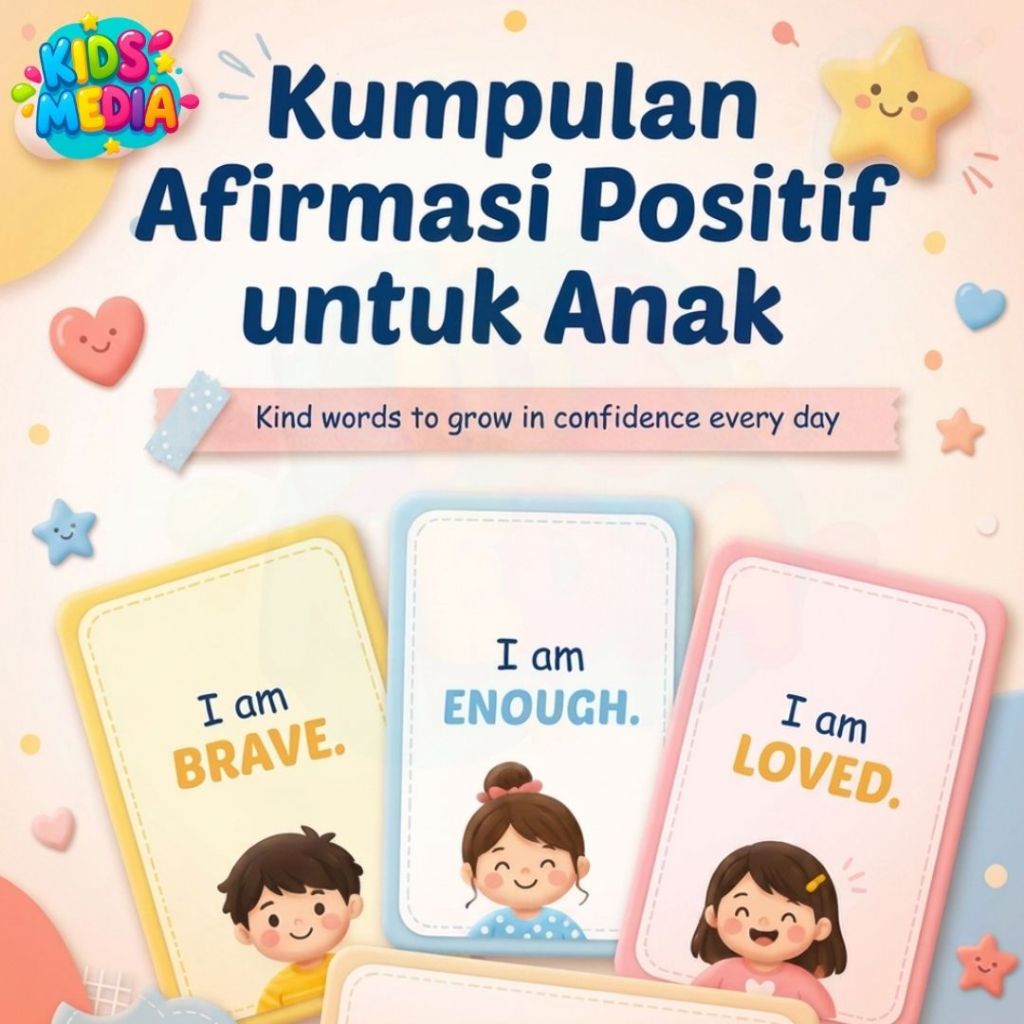 [K0216] Kumpulan Afirmasi Positif untuk Anak | Printable Afirmasi Positif Anak