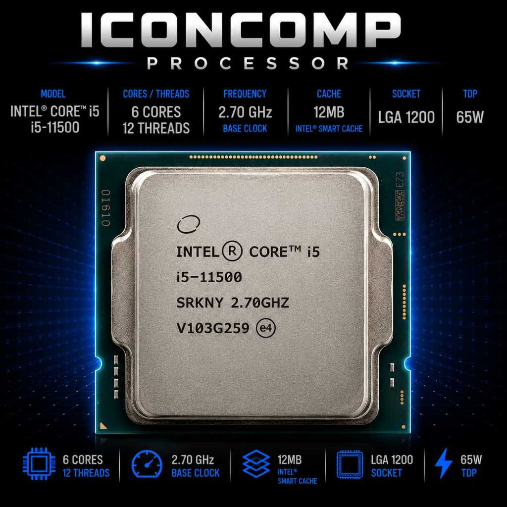 PROCESSOR INTEL CORE I5 11500 TRAY LGA 1200