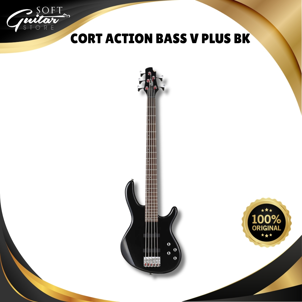 CORT ACTION BASS V PLUS BK