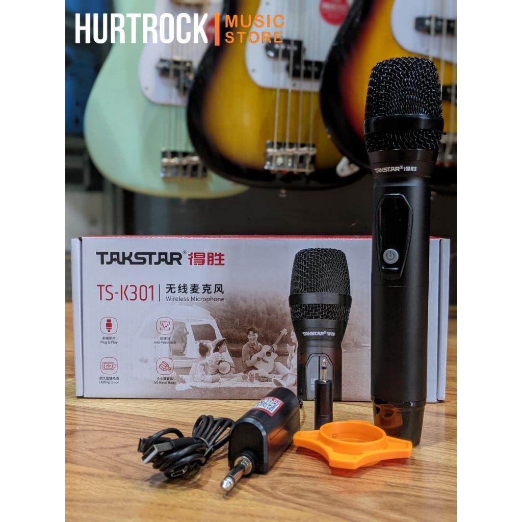 Takstar TS-K301 Single Wireless Handheld Microphone System Mic Takstar TSK301