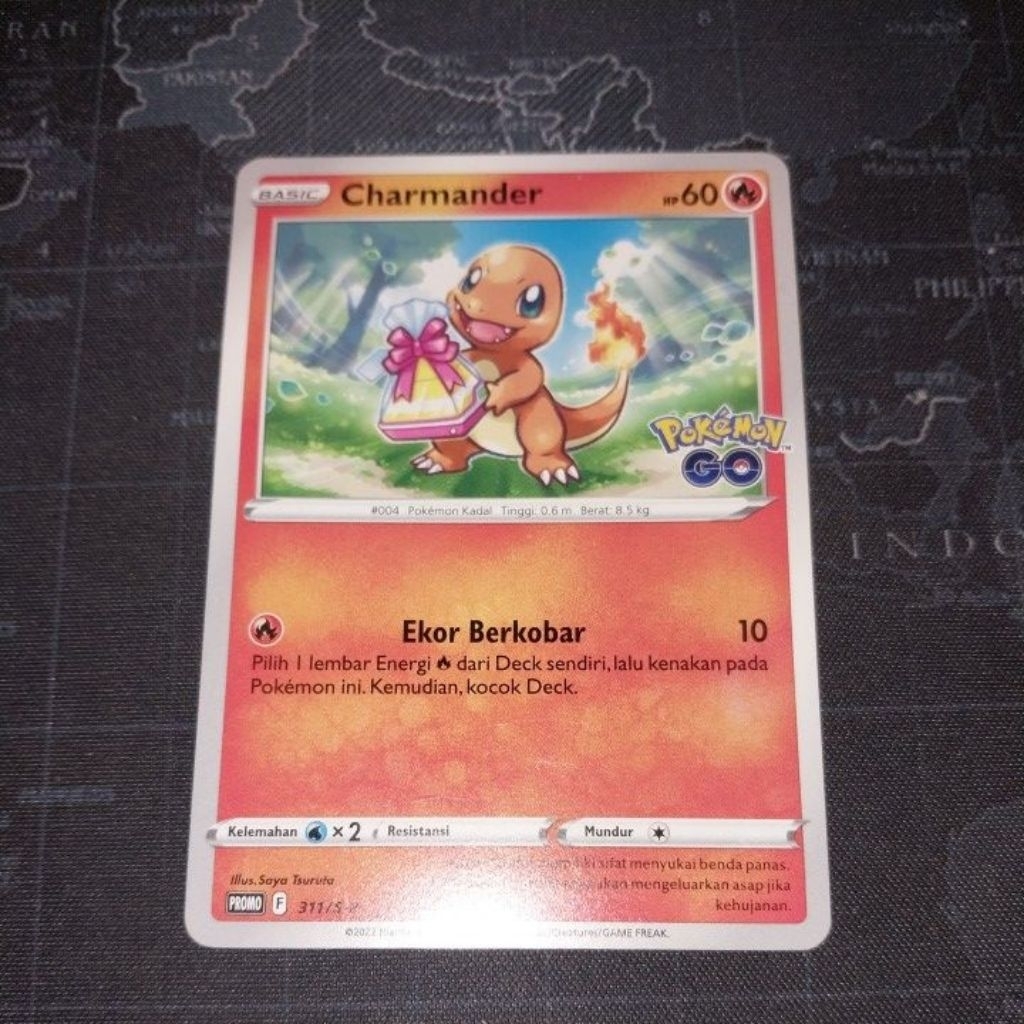 Kartu Pokemon Charmander Pokemon Go