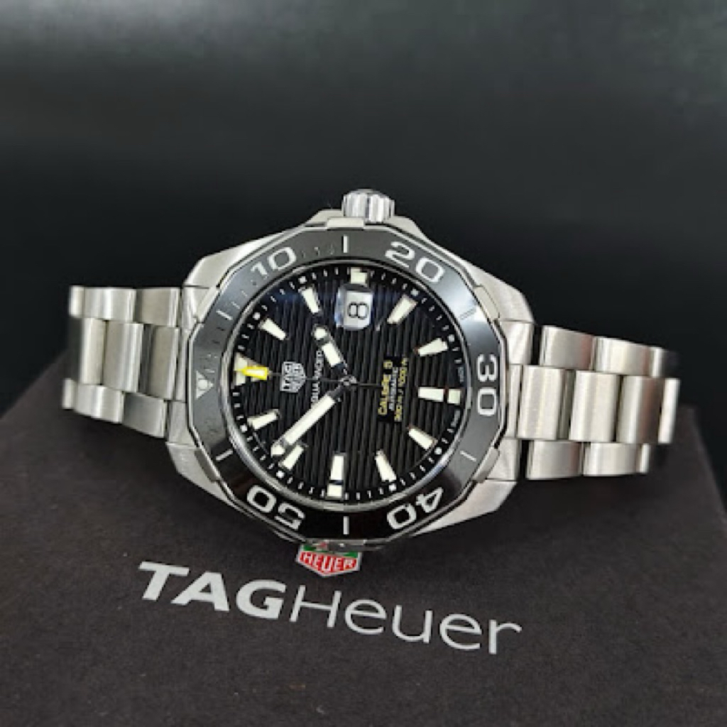 [For Sale] T4G Heuer Aquaracer 300M WAY201A 43mm Ceramic Bezel