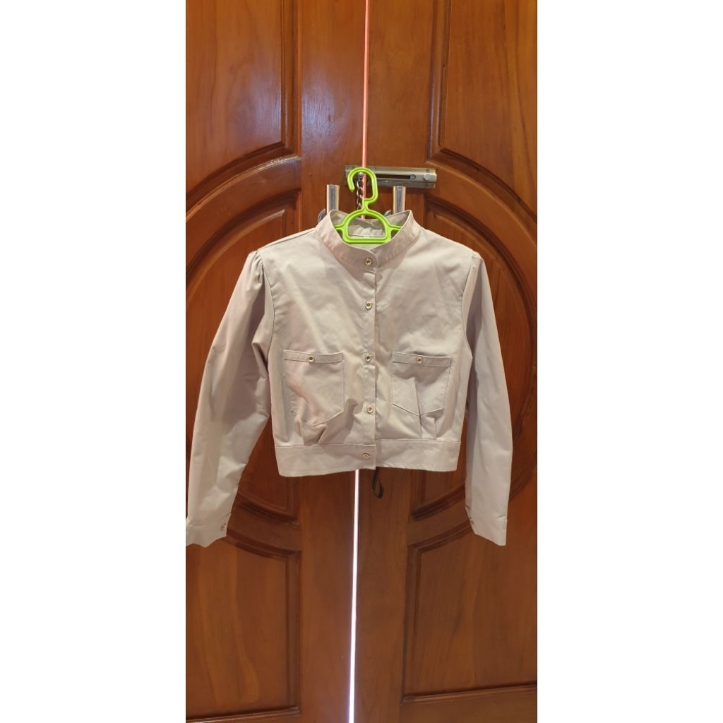 Blouse cream puff lengan balon
