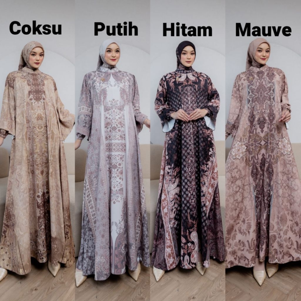 BAHIRA SERIES BY ALYA SYARI GAMIS SET SYARI GAMIS MEWAH
