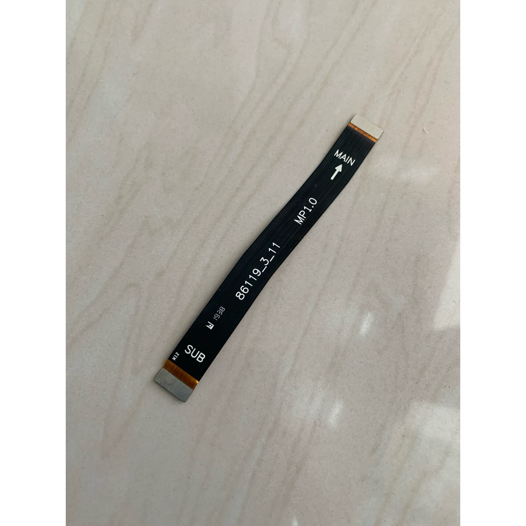 flexible penghubung mesin dengan papan konektor charge pcb cas Samsung Galaxy A20s SM A207F original