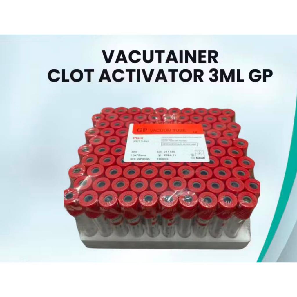 VACUTAINER CLOT ACTIVATOR 3ML  / TABUNG CLOT ACTIVATOR