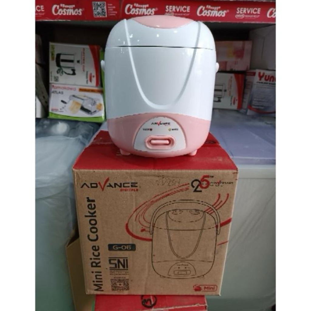 ADVANCE RICE COOKER TRAVEL G06 - MAGIC COM MINI ADVANCE 0.6 LITER - MEJIK KOM MURAH - MAGIC COM KECI