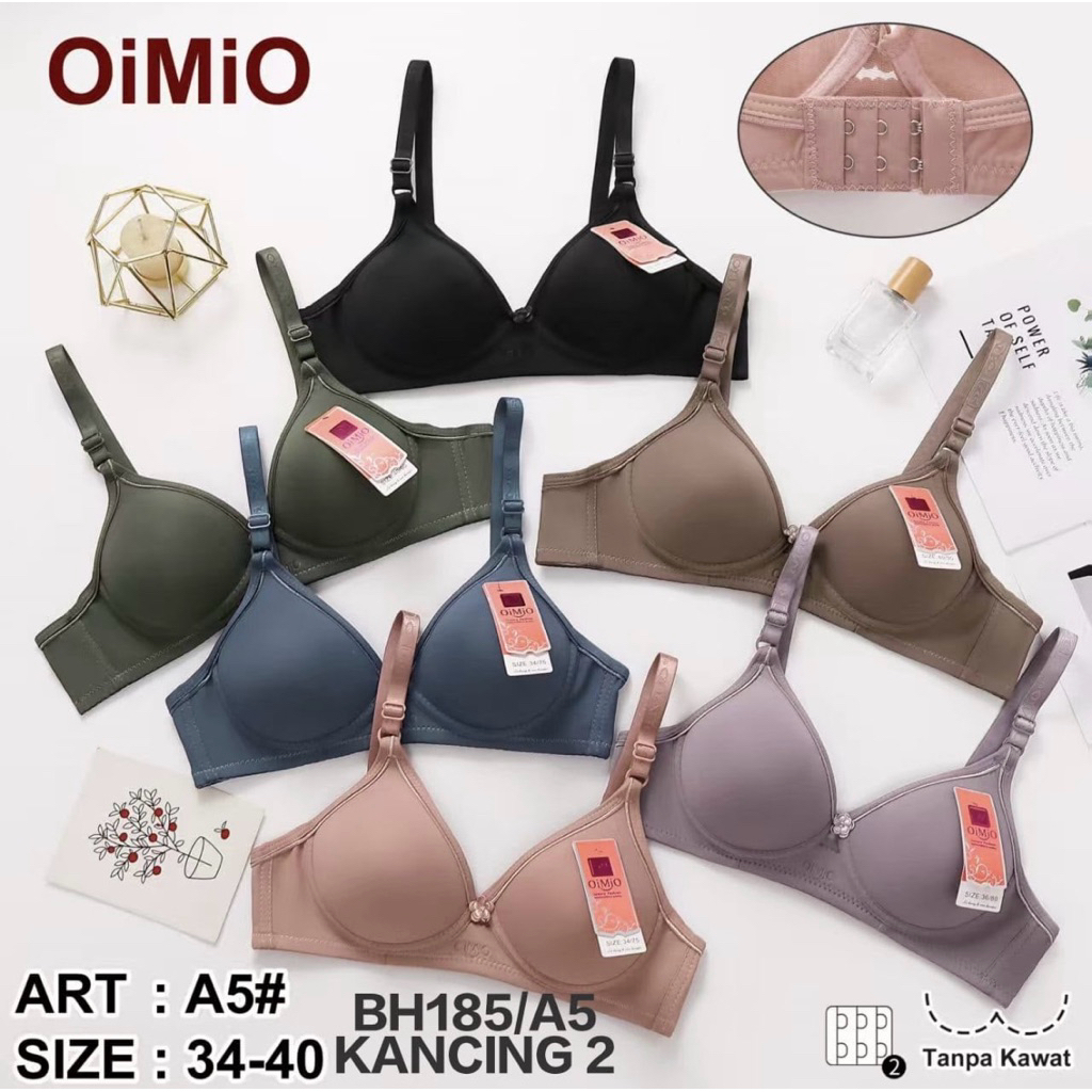 BH/BRA SIMIQI/OIMIO CUP SEDANG/CUP A TANPA KAWAT - BH SIMIQI / OIMIO A5 CUP SEDANG TANPA KAWAT