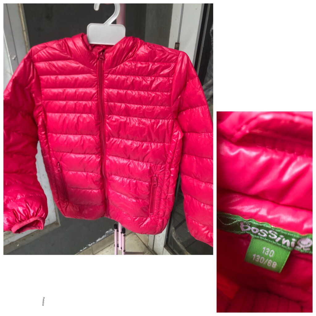 jaket light down bossini kids 130