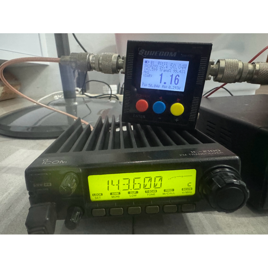 RADIO RIG ICOM 2100 kondisi Rx Tx Normal