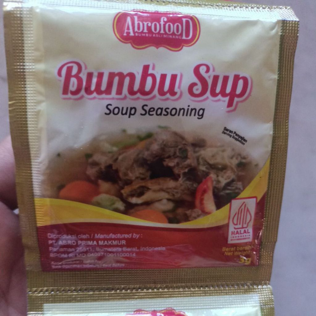 Bumbu Sup by Abrofood khas Pariaman Sumatera Barat