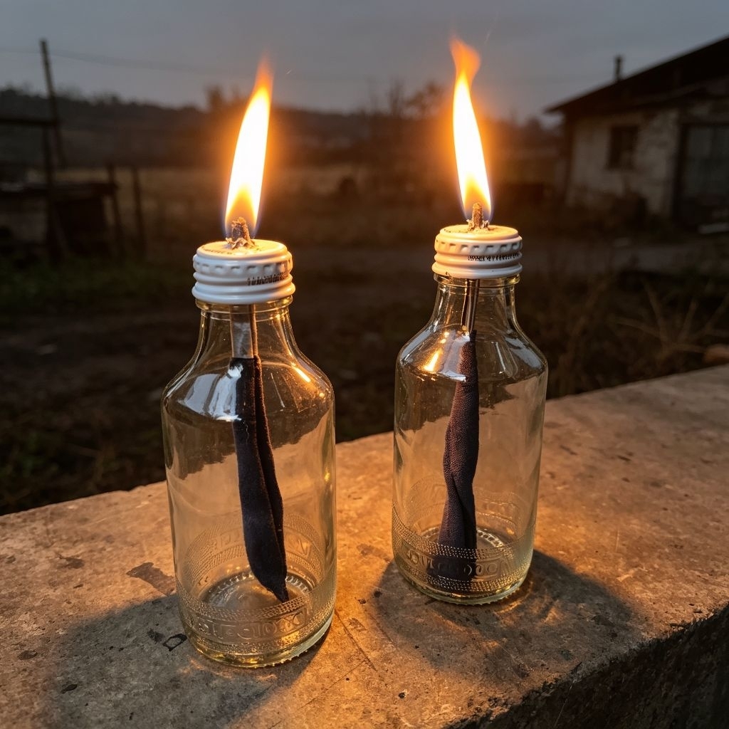 Lampu Sumbu Minyak Tanah / Lampu Ublik Jadul