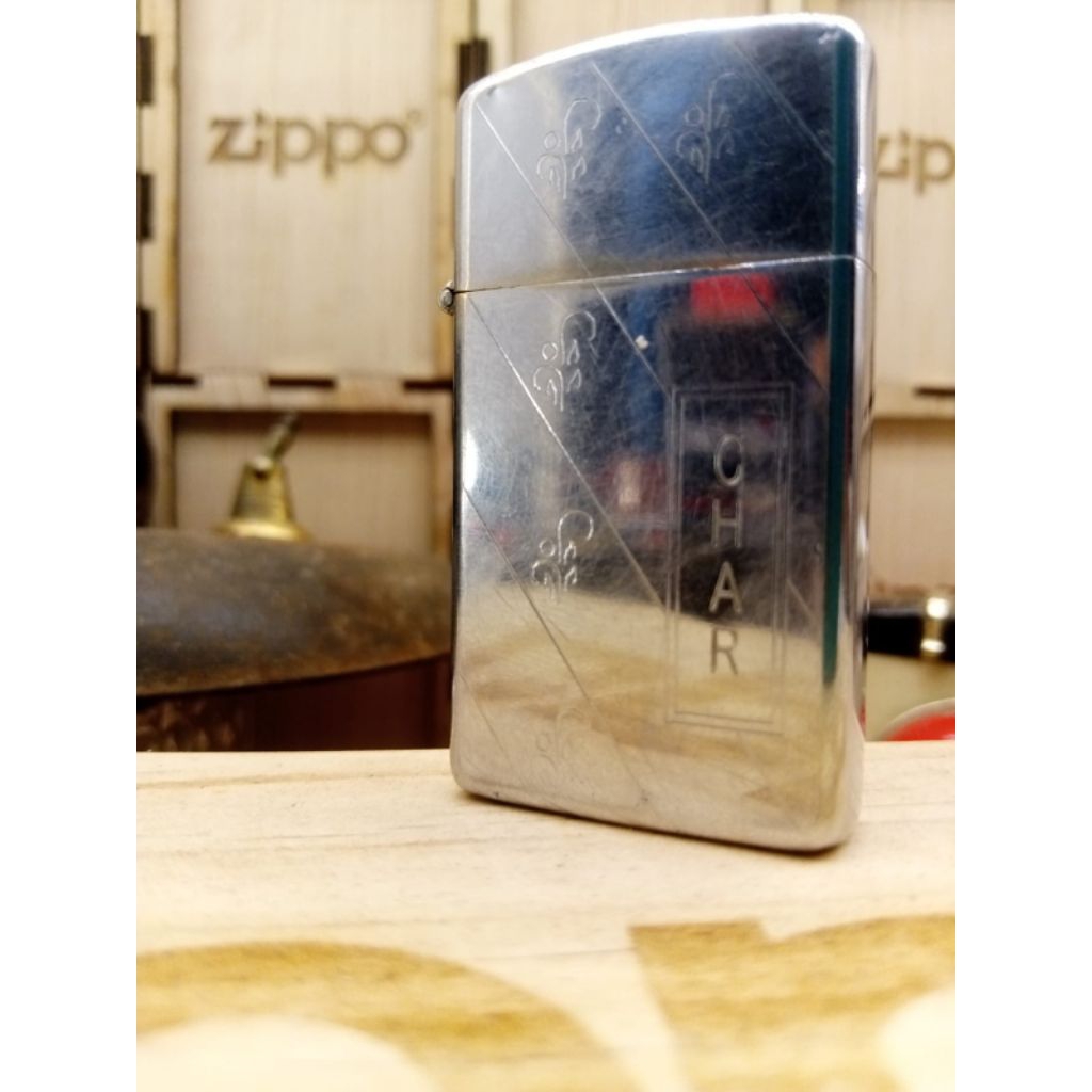 zippo vintage diagonal slim 1986