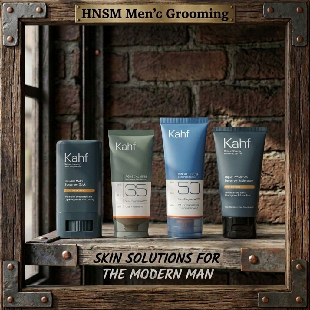 Kahf Sunscreen Series (Invisible Matte, Serum & Moisturizer)