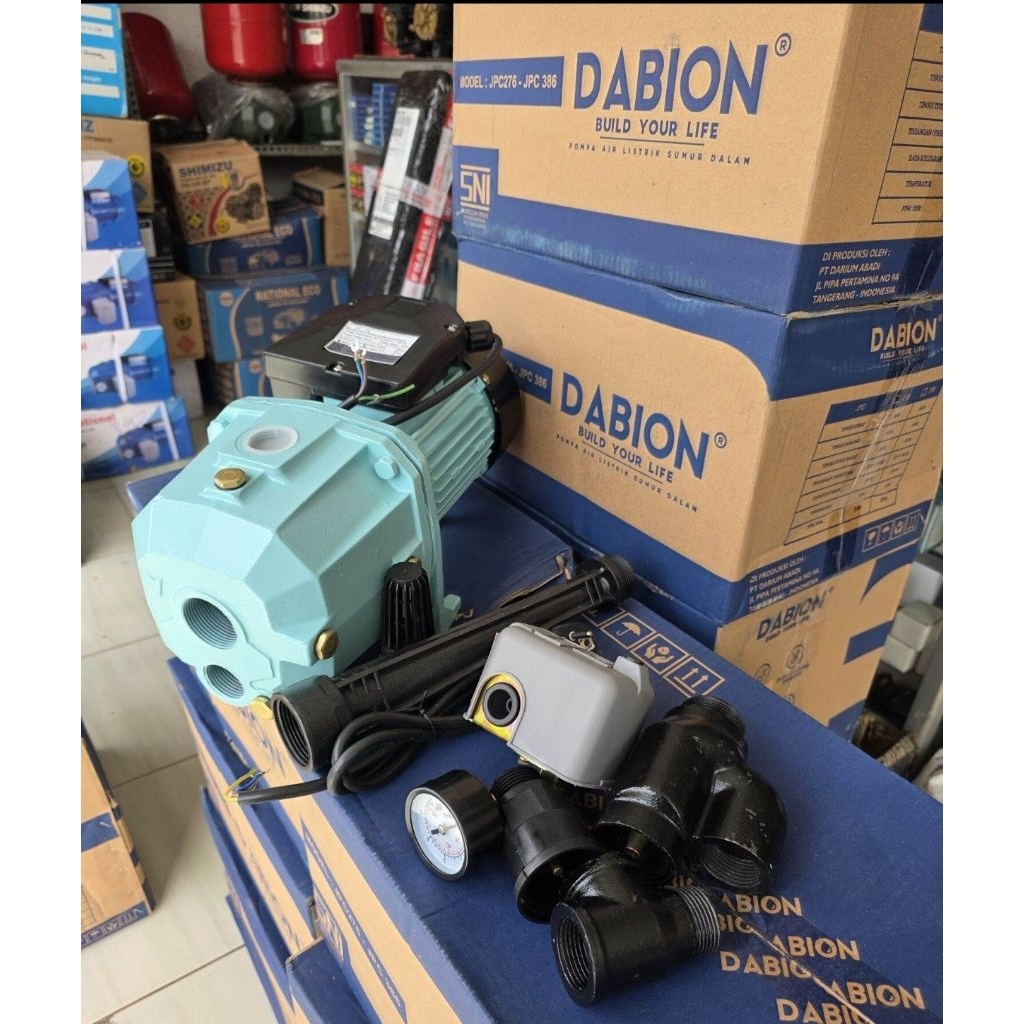 Pompa air jet pump dabion jpc 276 buat kedalaman 30 meter, bergaransi